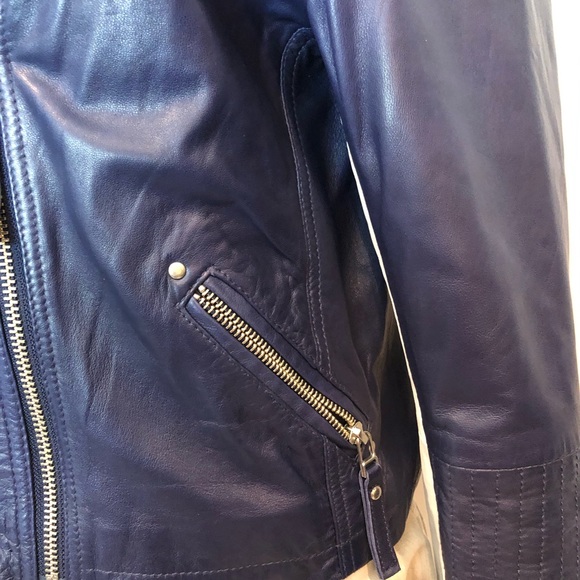 Vintage Cache Moto Leather Jacket - Picture 3 of 10